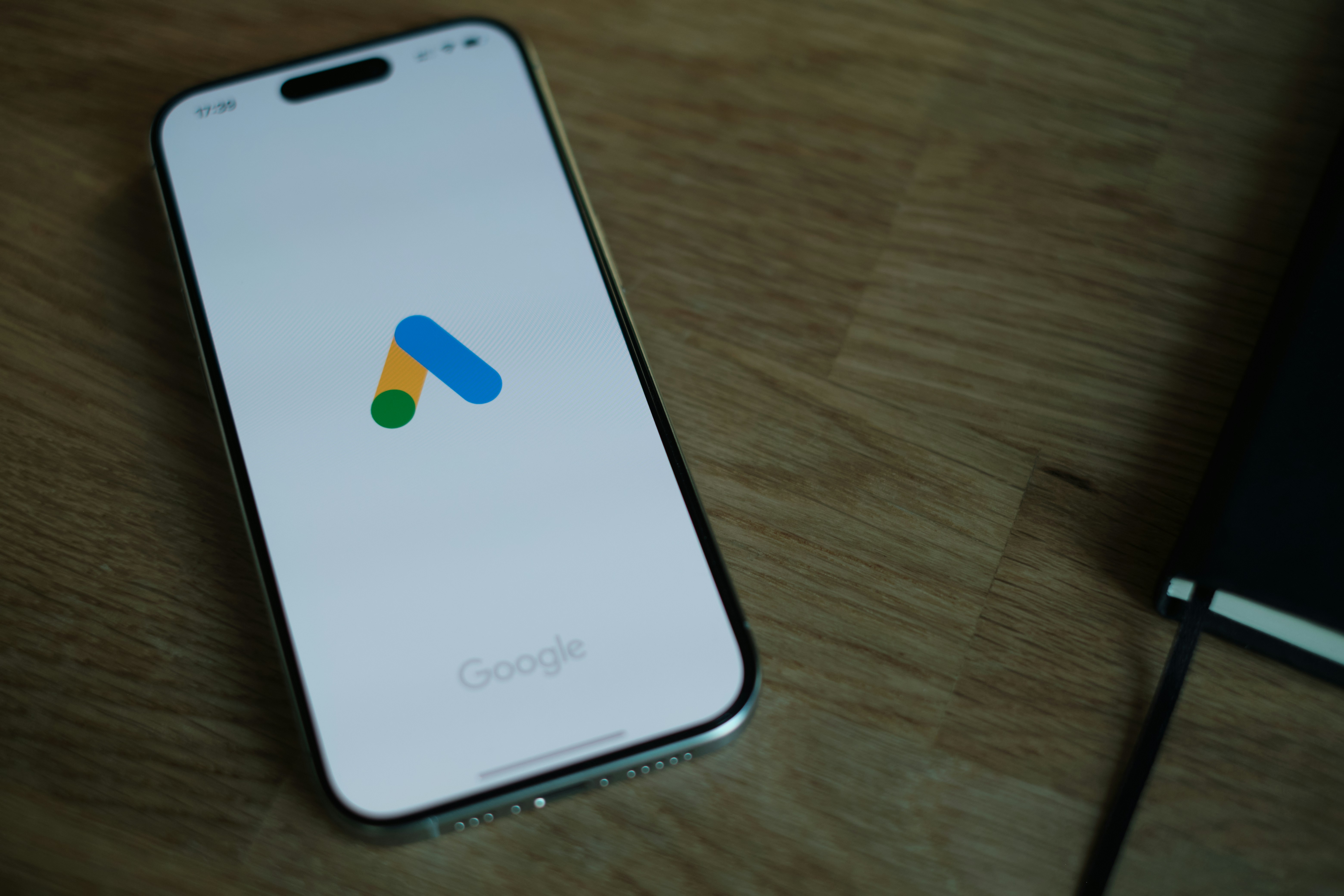 Google Ads app open on a smartphone